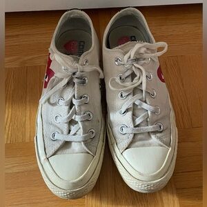 CDG play X Converse Chuck Taylor Heart 1970s sneakers // UNISEX